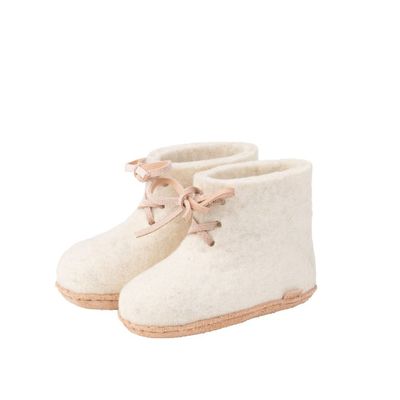 My first slipper Eco Baby - Natural white